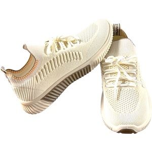 Die Weltmarke Den 3 Stripes Lace Up Knitted Sneakers Sz 39